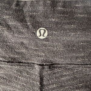 Lululemon Grey and Black Capri Leggings